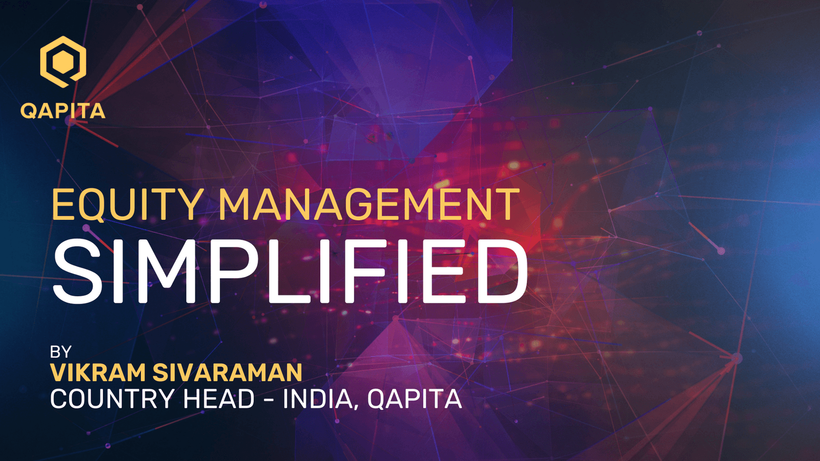 Qapita Equity Management Simplified.